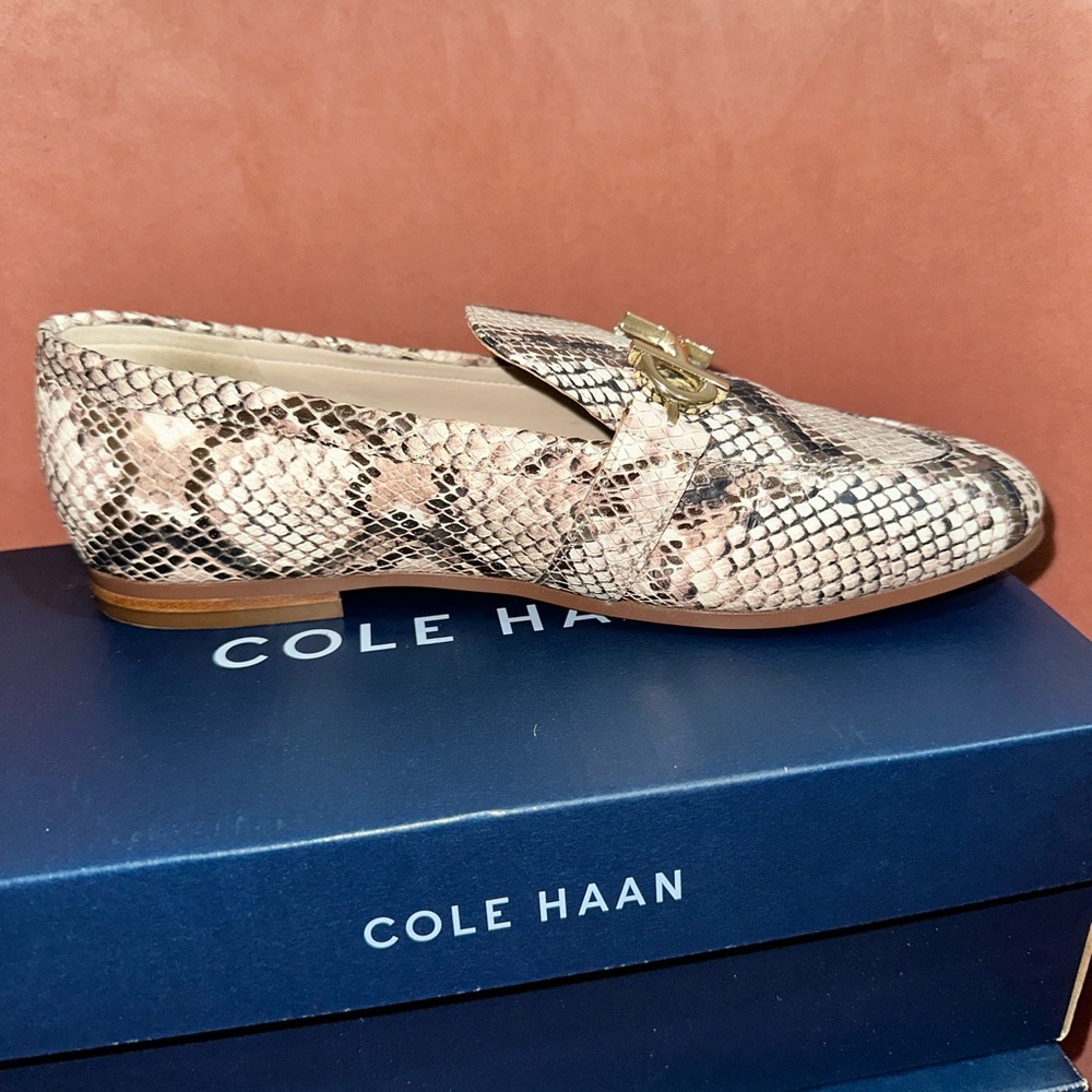 Cole Haan Snake Skin Loafers